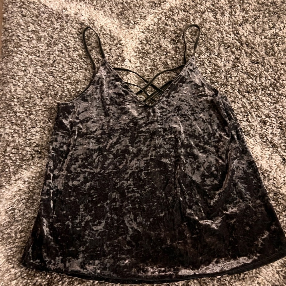American eagle tank top velvet